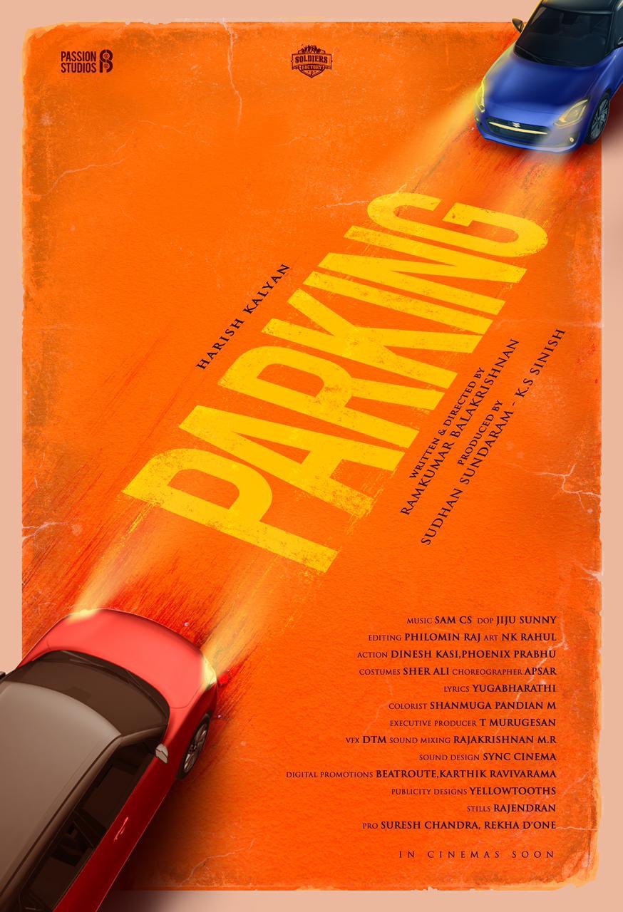 Harish Kalyan and Indhuja Starrer ‘Parking’ Unveils Title Poster: A Thriller Addressing the Parking Issue